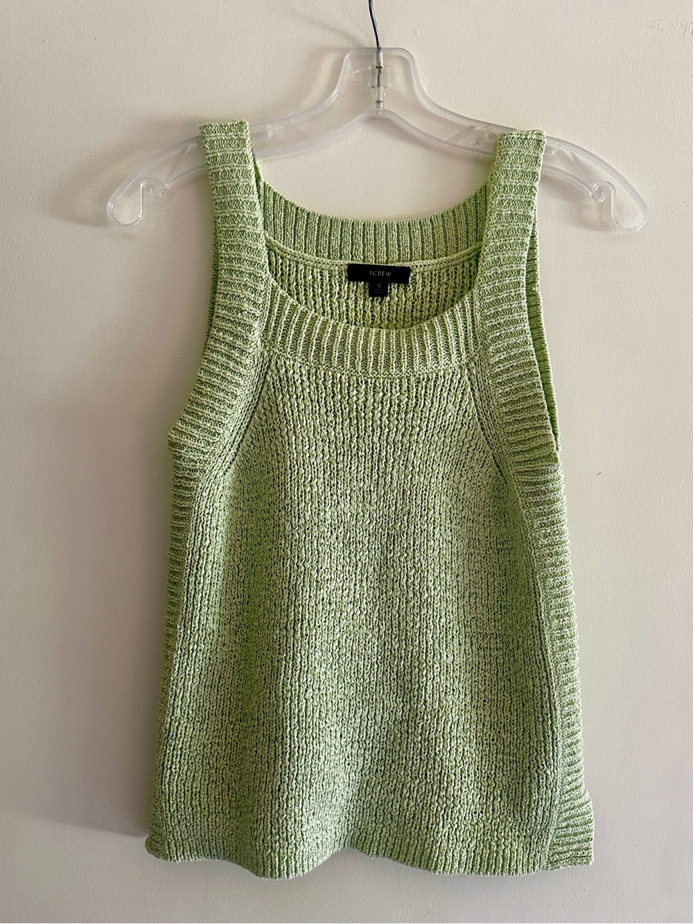 J. Crew Mint Green Knit Tank Top